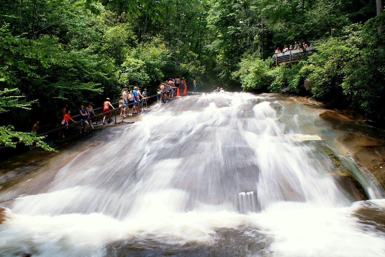 Sliding Rock in Pisgah National Forest