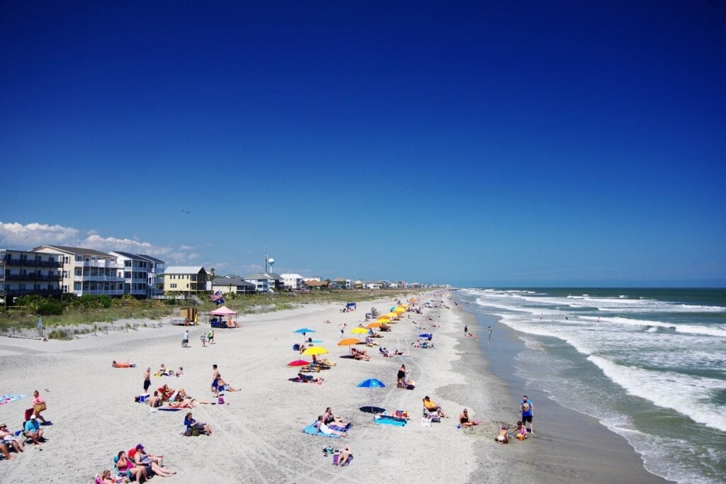 Folly Beach in South Carolina