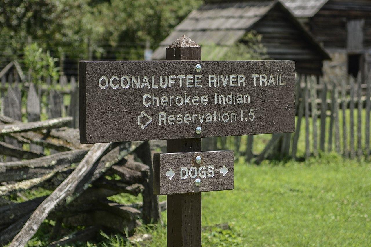Oconaluftee River Trail Trailhead