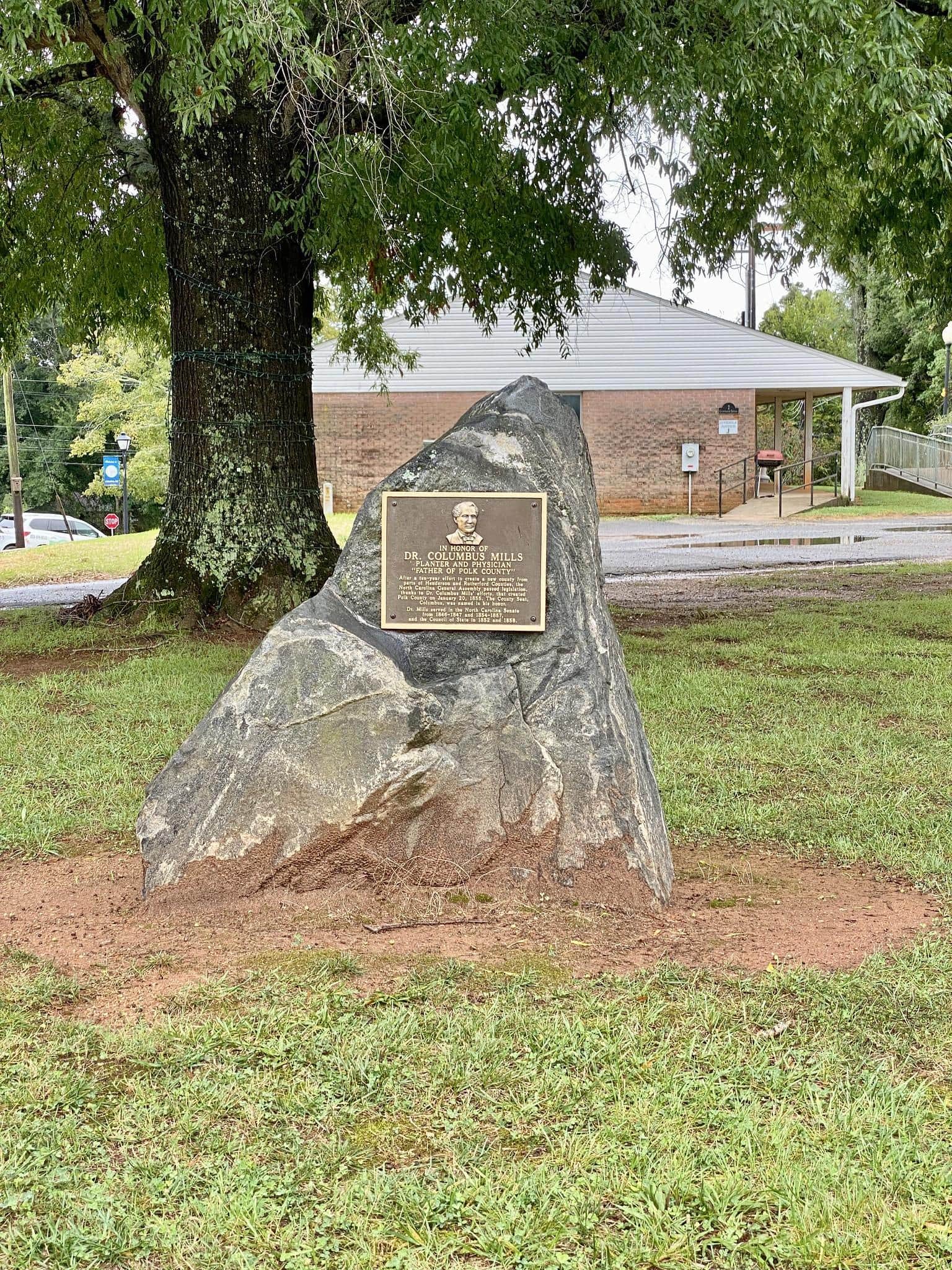 Dr. Columbus Mills Monument, Mills Street, Columbus, NC