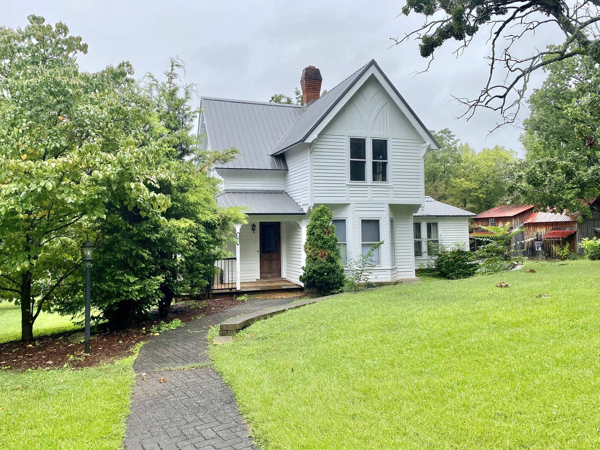 J. G. Hughes House (Fieldstone), Peak Street, Columbus, NC