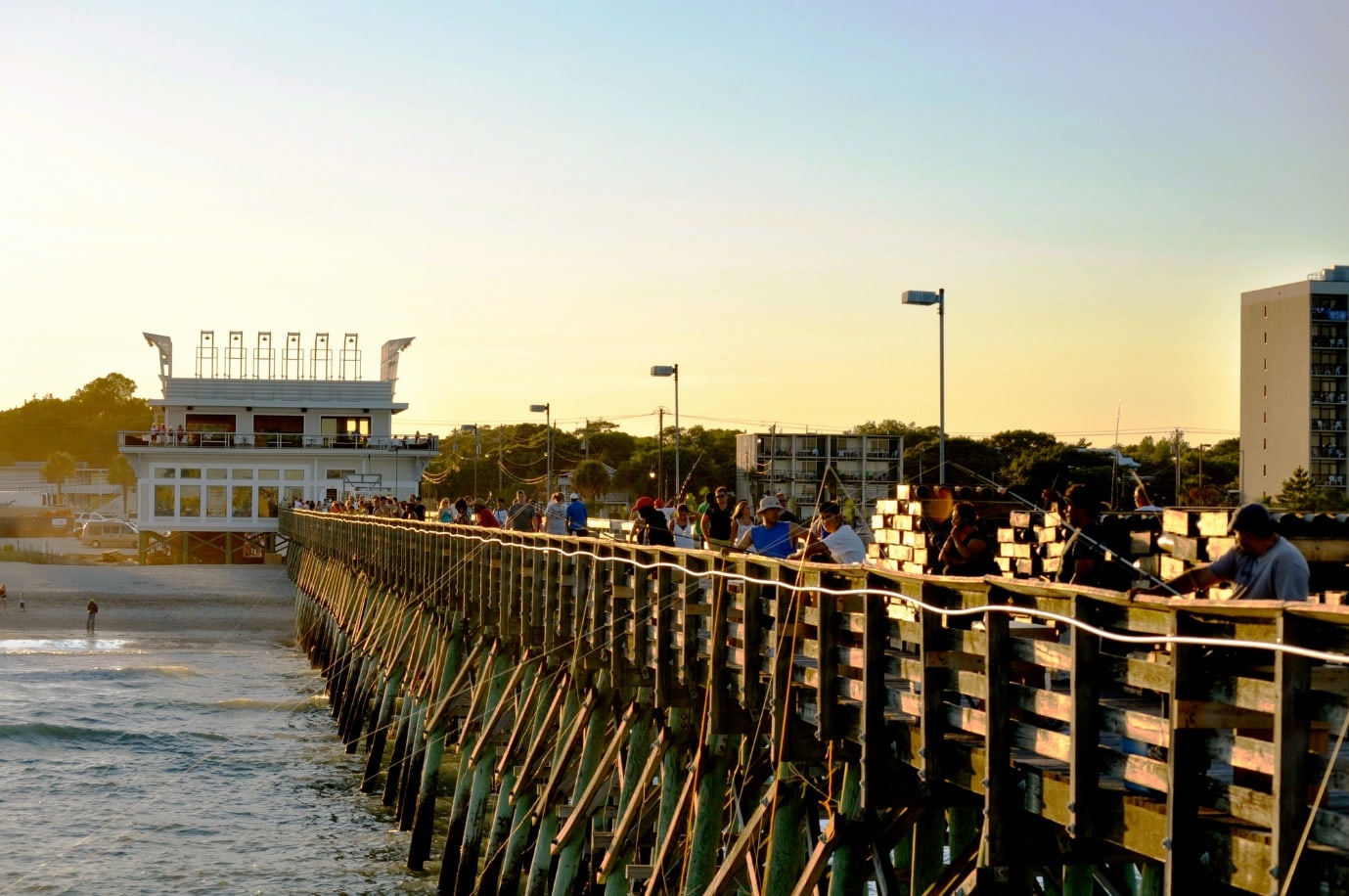 Myrtle Beach - fishing on 2nd Ave Pier