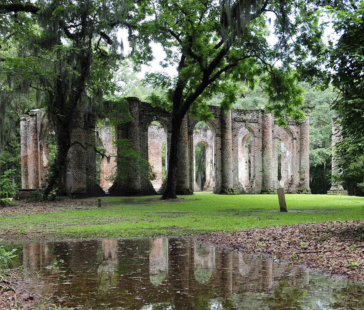 Old Sheldon Church Ruins