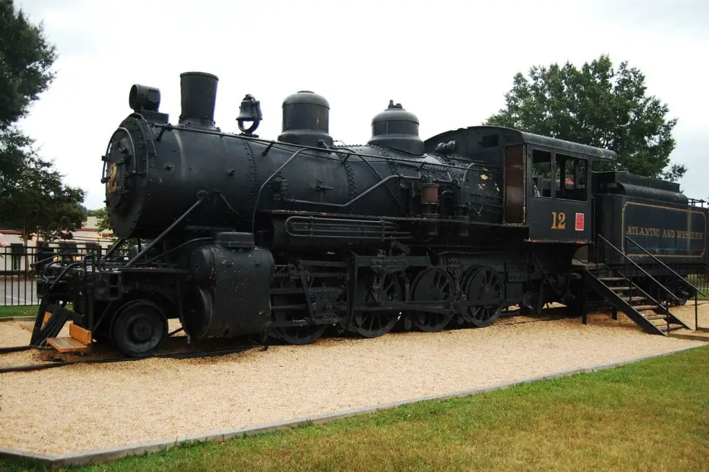 Railroad Depot park in Sanford, NC